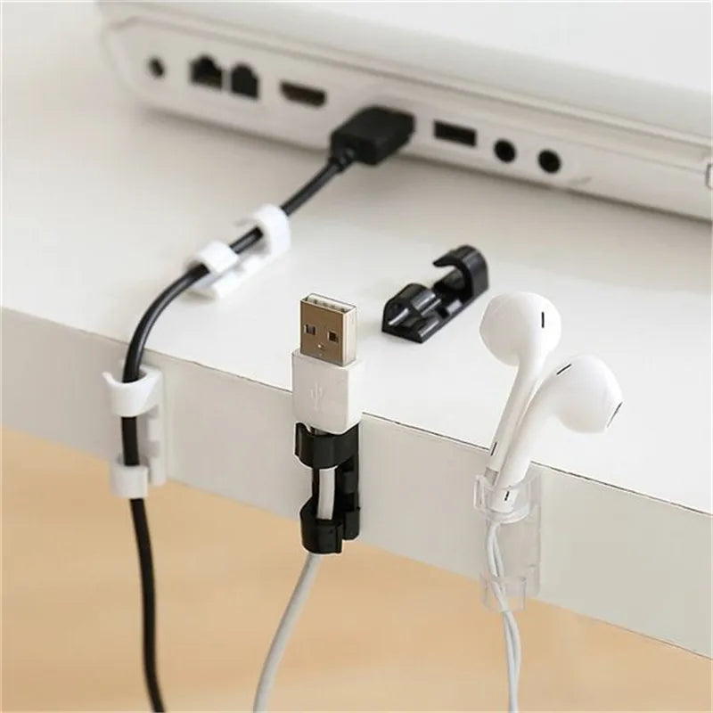 20-Piece Desk Cable Organizer Clips - detail view 4