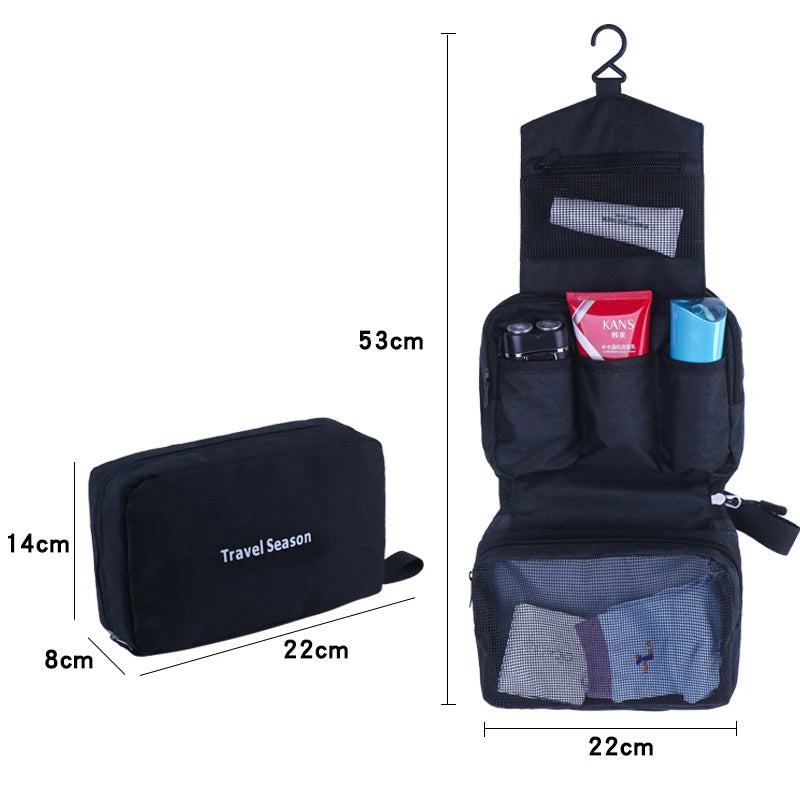 Hanging Travel Toiletry Organizer Bag - detail view 2