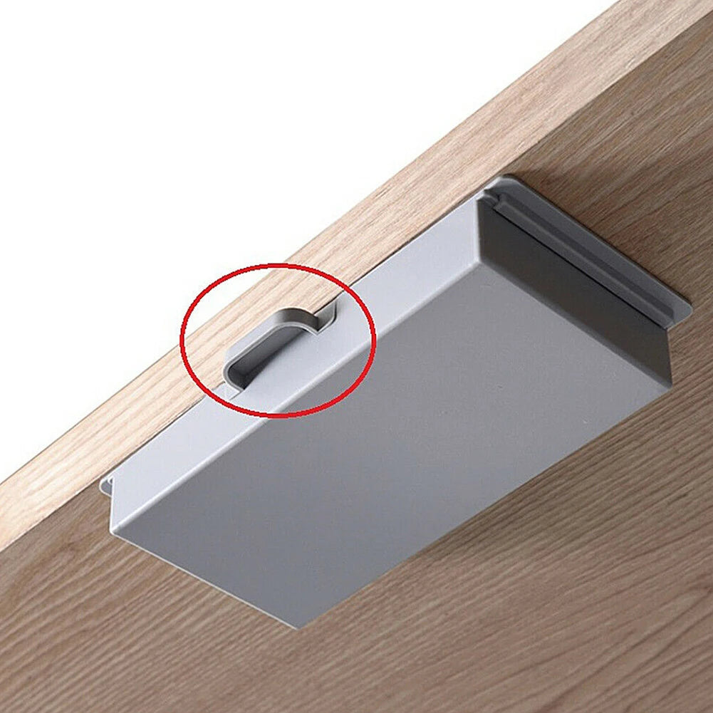Adhesive Under-Desk Storage Drawer - detail view 5