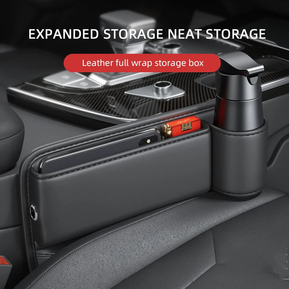 Car Seat Gap Organizer with Cup Holder - detail view 2