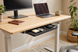 Under-Desk Hidden Drawer Organizer