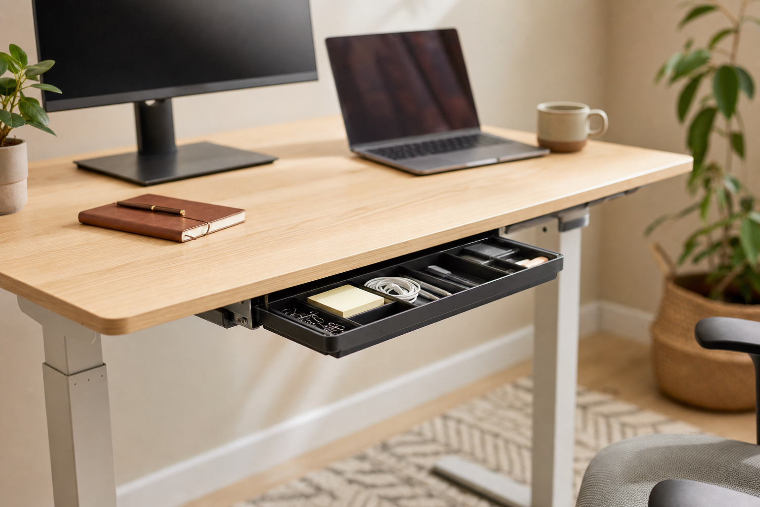 Hidden Desk Drawer